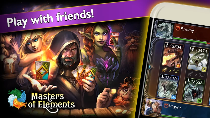 Masters of Elements－Online CCG screenshot